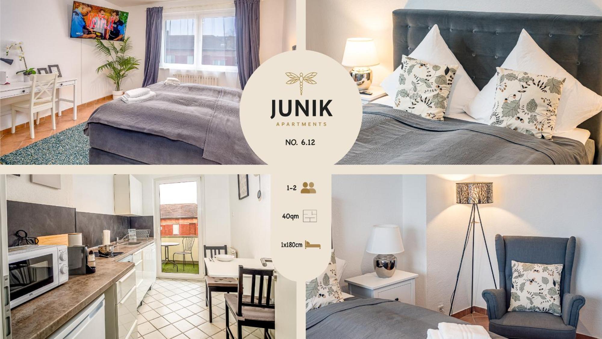 Junik Apartments "Am Sternbuschweg" Duisburg Oda fotoğraf